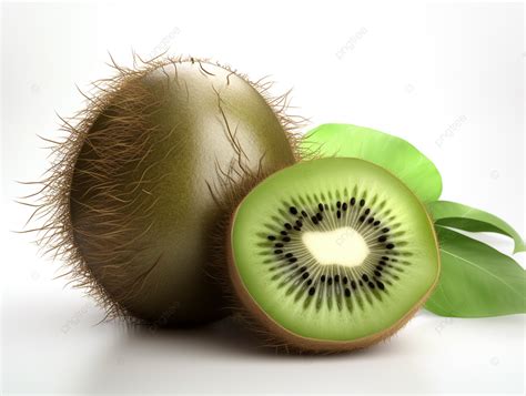 Kiwis 3d Fruit On A White Background 3d Art Kiwi Fruit PNG Transparent