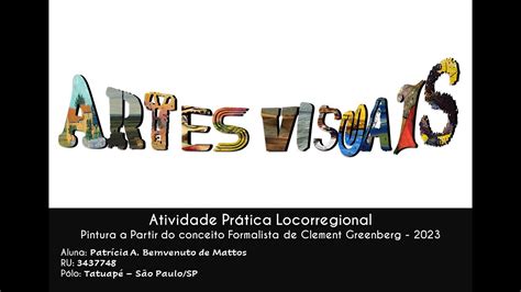 Prática Locorregional Uninter Pintura a partir do conceito formalista