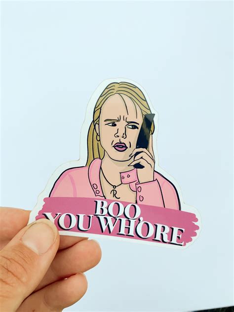 Mean Girls Sticker Boo You Whre Etsy