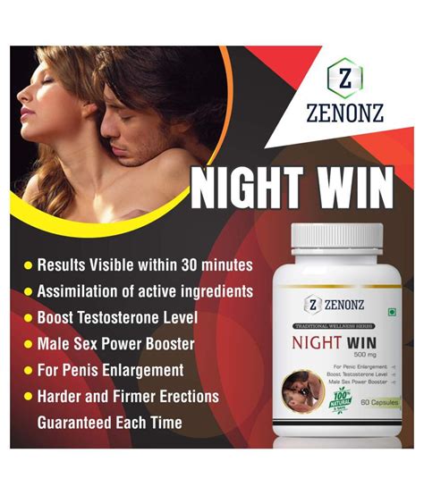 Zenonz Night Win Full Night Sex You And Me Capsule Mg Pack Of