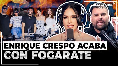 Enrique Crespo Barre El Piso Con El Elenco Completo De Fogarate Por