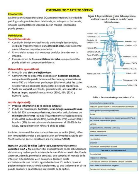 Osteomielitis y artritis séptica en niños Jess uDocz