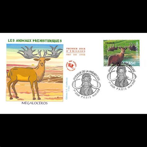 Fdc Animaux De La Pr Histoire M Galoceros Oblit Paris Ebay