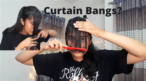 Cutting My Own Curtain Bangs Following Brad Mondos Video Bangs Fail