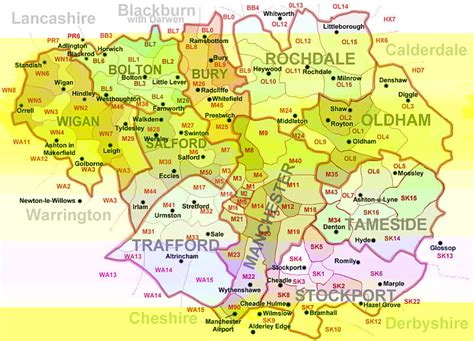 Rochdale Map - United Kingdom