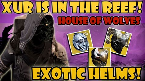 Destiny Opening House Of Wolves Exotic Engrams Xur In The Reef