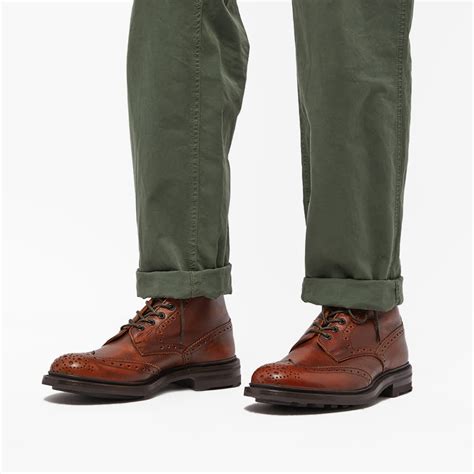 Trickers Stow Derby Brogue Boot Caramel Kudu END KR