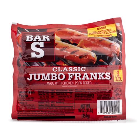 Get Bar S Classic Jumbo Franks Delivered Weee Asian Market