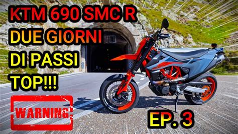 KTM 690 SMC R 2 GIORNI DI PASSI PASSO ROMBO E GIOVO LEO VINCE RAW