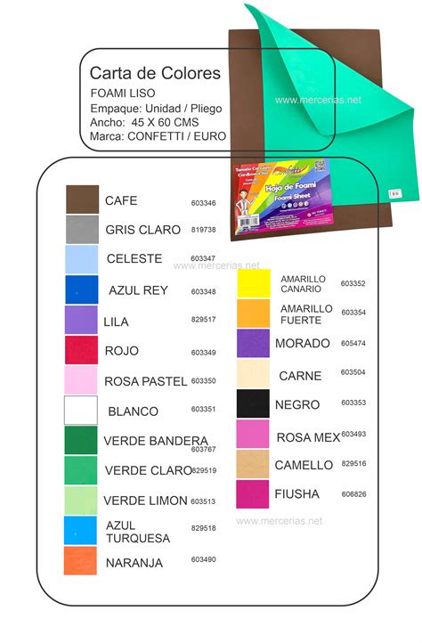 Fomi Foami Liso Pliego X Cms Merceria En Linea