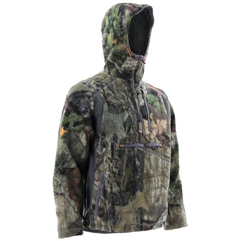 Nomad Cottonwood 12 Zip Mossy Oak Break Up Country Fleece Pullover