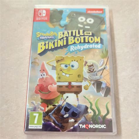 Jual SpongeBob SquarePants Battle For Bikini Bottom Rehydrated Nintendo Switch Shopee Indonesia