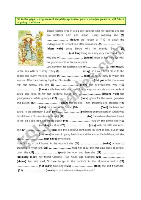 Present Past And Future Tenses 2 Esl Worksheet By Makeover