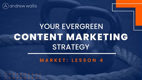 Lesson 4 Your Evergreen Content Marketing Strategy Andrew Wallis