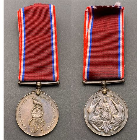 Newfoundland Volunteer Service Medal WW2 Liverpool Medals