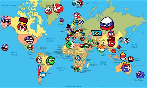 Countryballs on World map : r/DrewDurnil