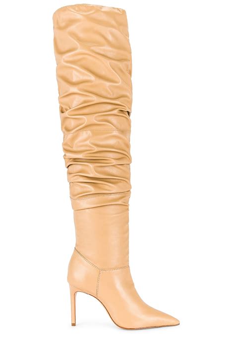 Schutz Ashlee Over The Knee Boot In Light Nude REVOLVE