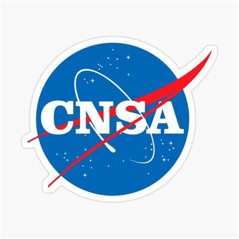 China National Space Administration Cnsa Sticker For Sale By Stonegas