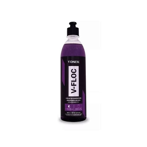 V Floc Lava Autos Concentrado Neutro Vonixx 500ml Zeno Autopeças