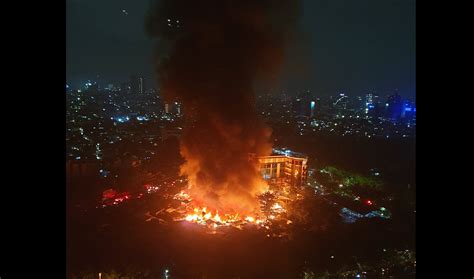 Rumah Ludes Akibat Kebakaran Kemayoran Jiwa Kehilangan Tempat