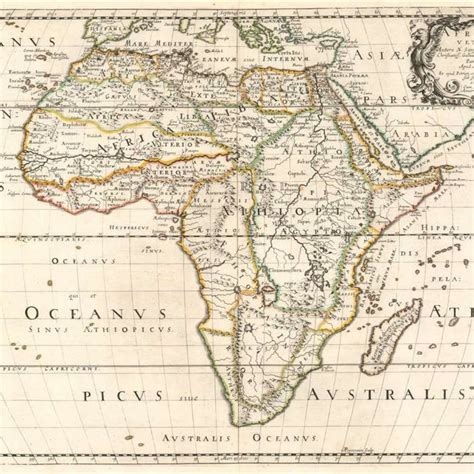 What Is The Oldest Map Of Africa OldMapster