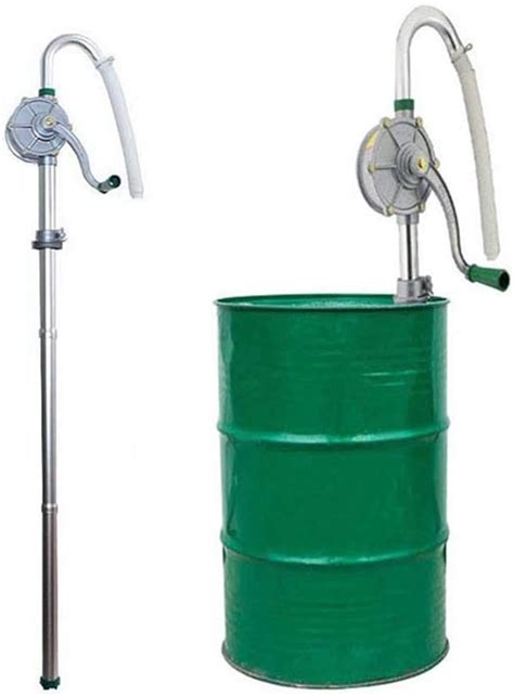 Aluminum 55 Gallon Drum Rotary Hand Pump New Oil Fuel Barrel Heavy Duty 10gpm Drum Coolant