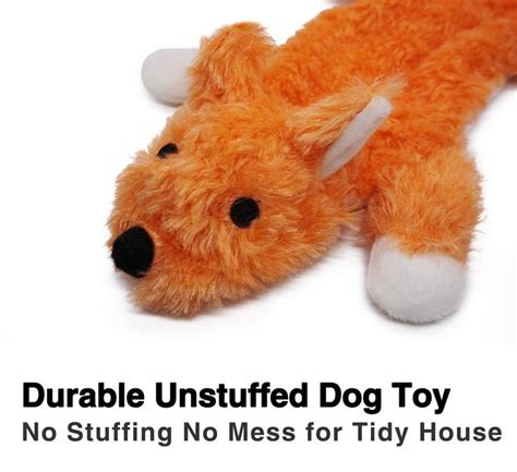 No Stuffing Dog Toys Squeaky And Durable 2 Pack