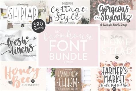 55+ Best Farmhouse Fonts (FREE / Premium) 2024 | Hyperpix