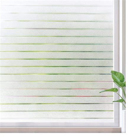 Rabbitgoo Frosted Window Film Static Cling Decorative Glass Film UV ...