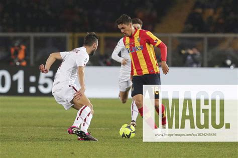 Joan Gonzalez Lecce In Action During Us Lecce Vs As Roma Italian