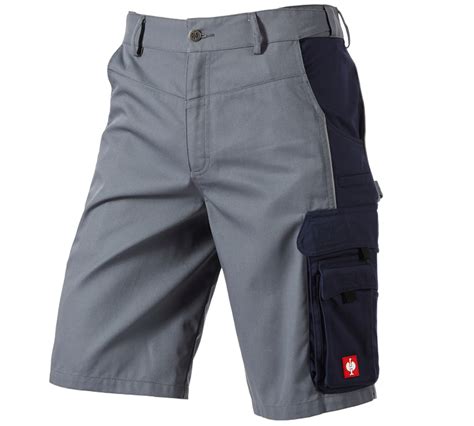 Short E S Active Grau Dunkelblau Strauss