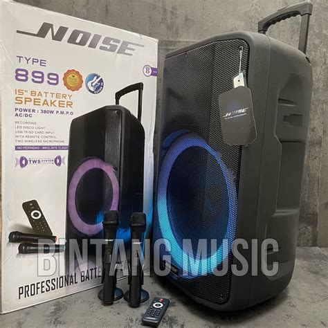 Jual Speaker Portable Noise B Original B Double Mic Inch