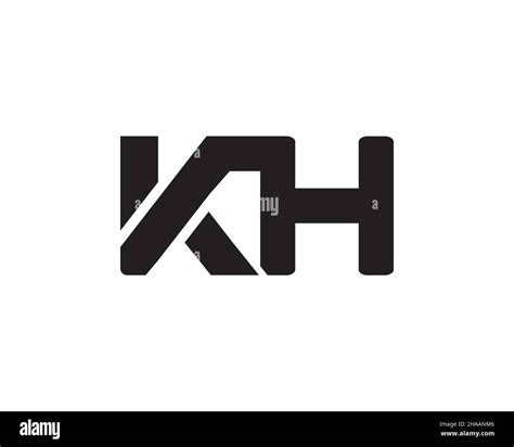 Modern KH Logo Letter Design Template KH Modern Logo KH Logo Design