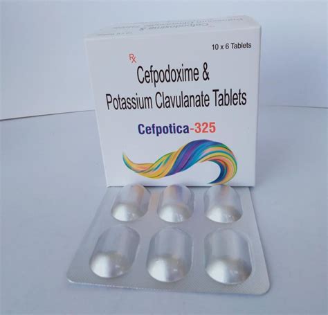 Cefpodoxime Proxetil 200 Mg And Potassium Clavulanate 125 Tablets At Rs 2300 Box In Baddi