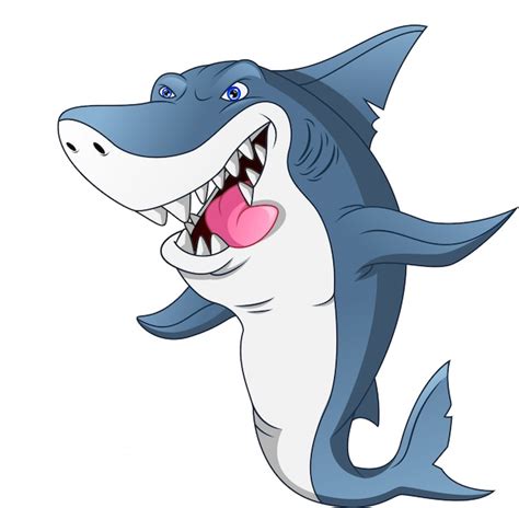 Premium Vector Cute Shark Cartoon