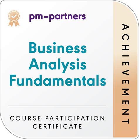 Business Analysis Fundamentals Credly