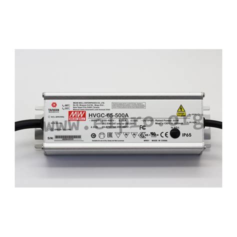 HVGC 65 700A Mean Well LED Drivers 65W Elpro Elektronik