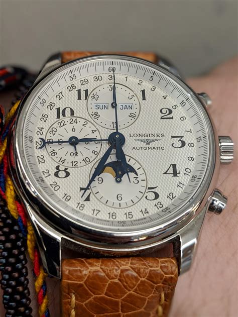 [Longines] Master Collection Moonphase Chronograph – The WristWatch