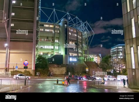 Exterior View Of The Newcastle United Football Stadium St James Park