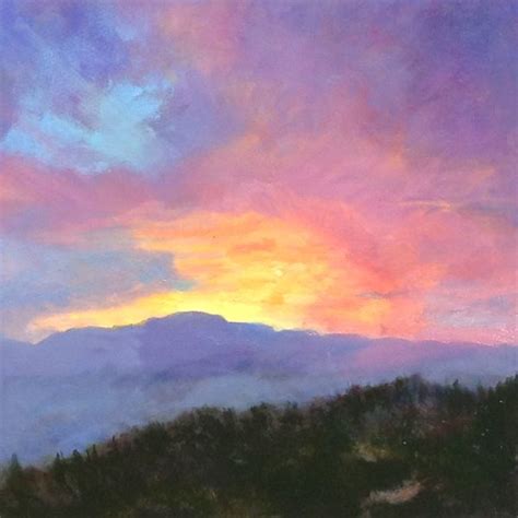 Susan Fowler Fine Art: Landscape, Sunset Oil Painting "Spectacular ...