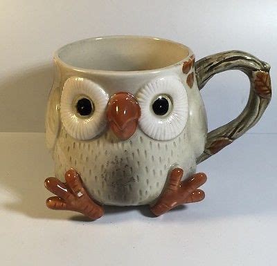 Pin By Nesrin Atasoy On Seramik Kupa Dekor Owl Pottery Owl Coffee