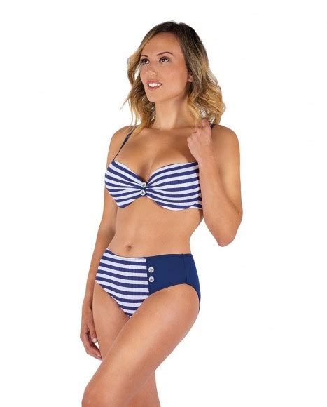 Bikini Semi Triangular Con Copa Y Aro Sailing Bikini Bikini