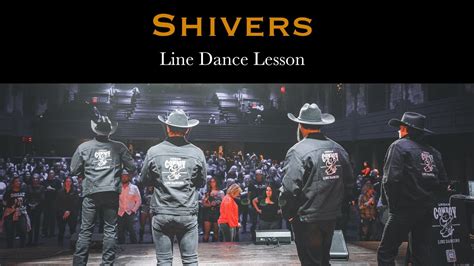 Shivers - Line Dance LESSON - YouTube