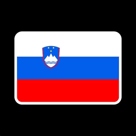 Premium Vector | Slovenia flag official colors and proportion vector ...