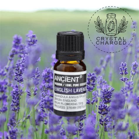 English Lavender Essential Oil Crystal Charged Uk Crystals