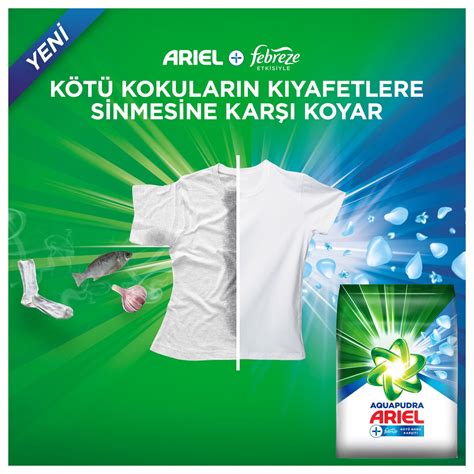 Ariel Febreze Etkili Renklilere Özel 1 2 kg AquaPudra Toz Çamaşır