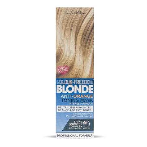 Knight Wilson Colour Freedom Blonde Anti Orange Toner Mask Ml Neutralizes Brassy Tones