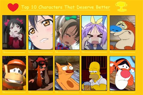 My Top 10 Characters That Deserve Better By Pixiv4444 On Deviantart