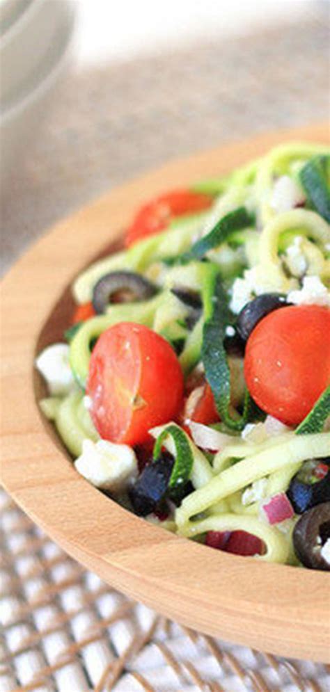 Zucchini Noodle Pasta Salad Hungry Girl