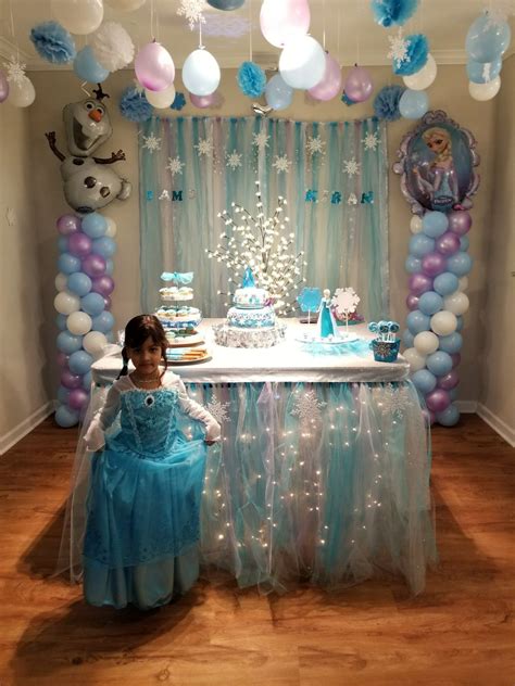 Frozen birthday party | Elsa birthday party, Frozen themed birthday ...